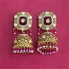 Antique Jhumki With Matte Gold Plating
