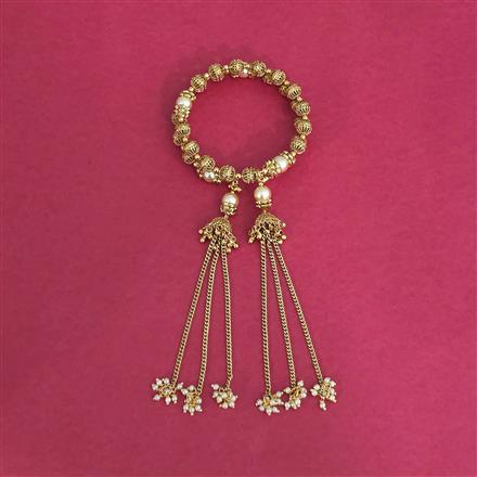 Antique Adjustable Bracelet With Gold Plating