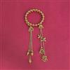 Antique Adjustable Bracelet With Gold Plating