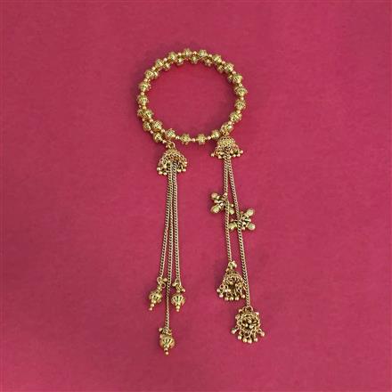 Antique Adjustable Bracelet With Gold Plating