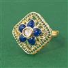 Antique Adjustable Ring With Carat Gold Plating