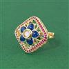 Antique Adjustable Ring With Carat Gold Plating
