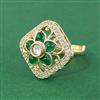 Antique Adjustable Ring With Carat Gold Plating