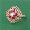Antique Adjustable Ring With Carat Gold Plating