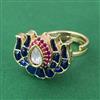 Antique Adjustable Ring With Carat Gold Plating