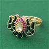 Antique Adjustable Ring With Carat Gold Plating