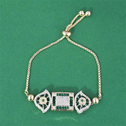 Antique Adjustable Bracelet With Carat Gold Plating