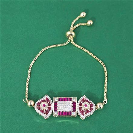 Antique Adjustable Bracelet With Carat Gold Plating