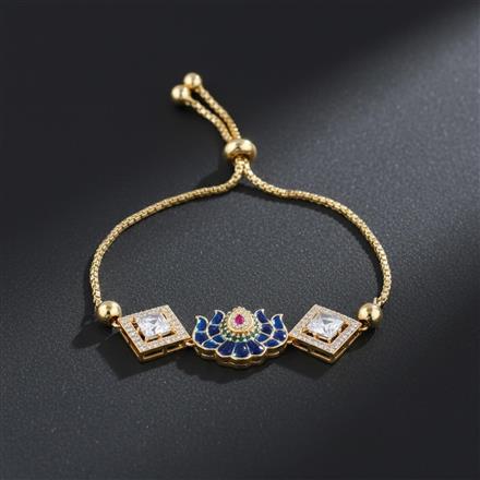 Antique Adjustable Bracelet With Carat Gold Plating