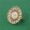 Antique Adjustable Ring With Gold Plating