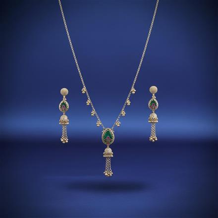 Antique Classic Pendant Set With Gold Plating