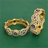 Antique Openable Bangles With Matte Gold Plating