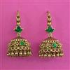 Antique Jhumki with Matte Gold Plating