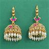 Antique Jhumki with Matte Gold Plating