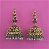 Antique Jhumki with Matte Gold Plating