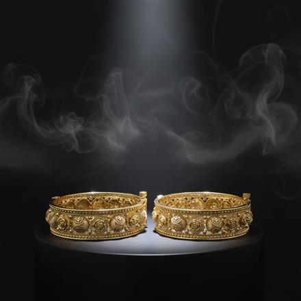 Antique Openable Bangles With Gold Plating