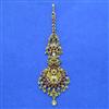Antique Classic Tikka With Matte Gold Plating