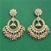 Antique Moti Earring With Matte Gold Plating