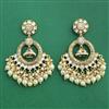 Antique Moti Earring With Matte Gold Plating