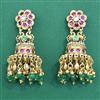 Antique Jhumki With Matte Gold Plating
