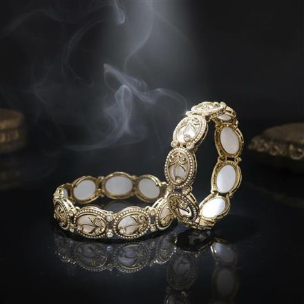 Antique Classic Bangles With Mehndi Plating