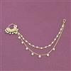 Antique Moti Nose Ring With Gold Plating