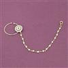 Antique Moti Nose Ring With Gold Plating