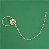 Antique Moti Nose Ring With Gold Plating
