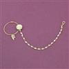 Antique Moti Nose Ring With Gold Plating
