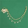 Antique Moti Nose Ring With Gold Plating