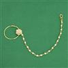 Antique Moti Nose Ring With Gold Plating
