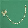 Antique Moti Nose Ring With Gold Plating