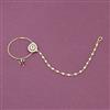 Antique Moti Nose Ring With Gold Plating