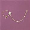 Antique Moti Nose Ring With Gold Plating
