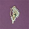 Antique Moti Nose Ring With Gold Plating