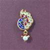 Antique Moti Nose Ring With Gold Plating