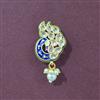 Antique Moti Nose Ring With Gold Plating