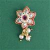 Antique Moti Nose Ring With Gold Plating