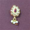 Antique Moti Nose Ring With Gold Plating