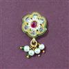 Antique Moti Nose Ring With Gold Plating