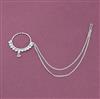 Antique Pressing Nose Ring With Rhodium Plating