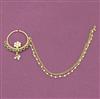 Antique Pressing Nose Ring With Gold Plating