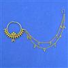 Antique Pressing Nose Ring With Gold Plating