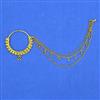 Antique Pressing Nose Ring With Gold Plating