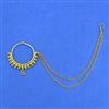 Antique Pressing Nose Ring With Gold Plating