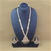 Antique Long Necklace Set With Gold Plating