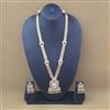 Antique Long Necklace Set With Gold Plating