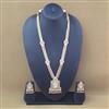 Antique Long Necklace Set With Gold Plating