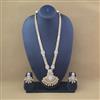 Antique Long Necklace Set With Gold Plating
