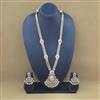 Antique Long Necklace Set With Gold Plating